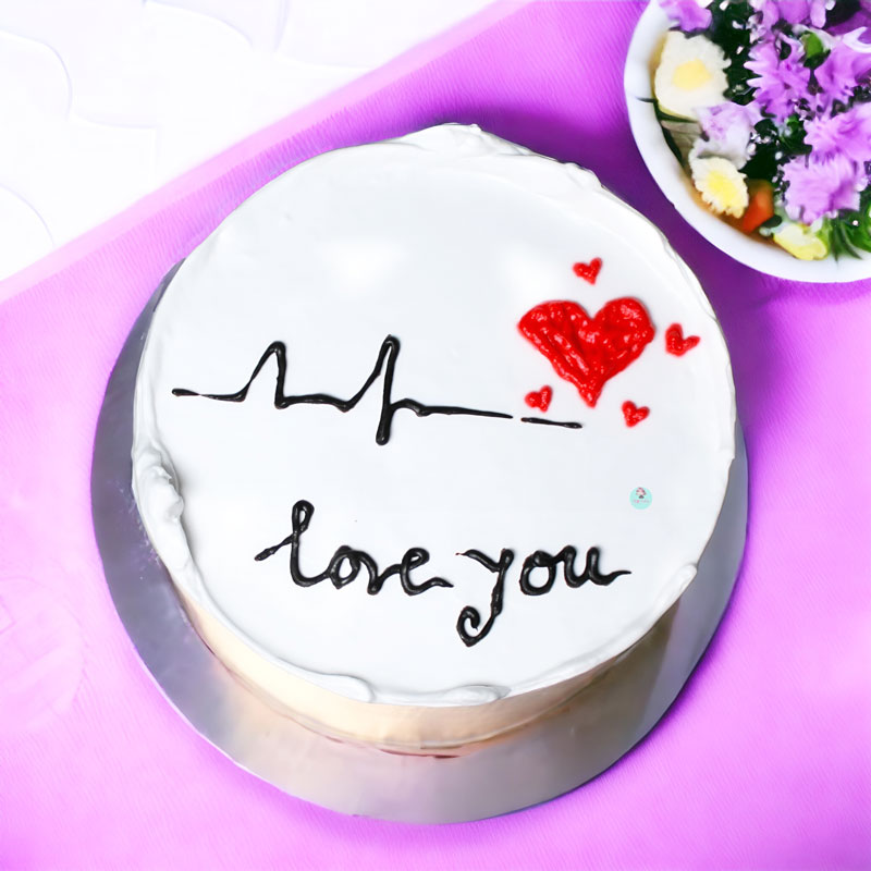 White-Love-Cake